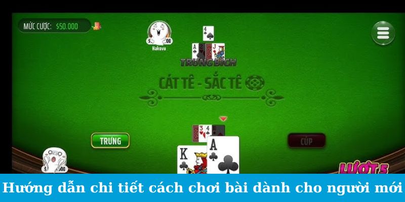 Hướng dẫn chi tiết cách chơi bài dành cho người mới